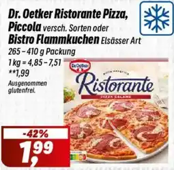 Simmel Dr. Oetker Ristorante Pizza, Piccola oder Bistro Flammkuchen Elsässer Art Angebot