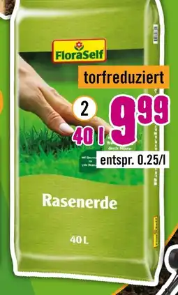 Hornbach FloraSelf Rasenerde Angebot