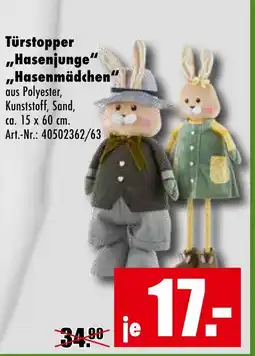 Möbel Mahler Türstopper hasenjunge Angebot