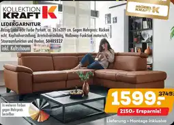 Möbel Kraft Kollektion kraft ledergarnitur Angebot