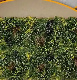 Hornbach Künstliche Pflanzenwand Aurora Fly Angebot