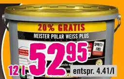 Hornbach Hornbach Wandfarbe Meister Polarweiss Plus Angebot