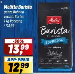 Simmel Melitta Barista ganze Bohnen Angebot