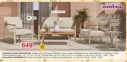 Möbelzentrum Pforzheim Ambia garden gartenset 4-teilig Angebot