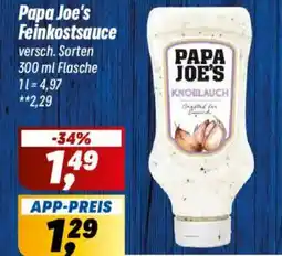 Simmel Papa Joe's Feinkostsauce Angebot
