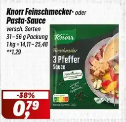 Simmel Knorr Feinschmecker- oder Pasta-Sauce Angebot