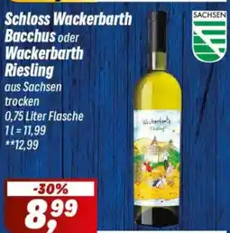 Simmel Schloss Wackerbarth Bacchus oder Wackerbarth Riesling Angebot