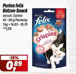 Simmel Purina felix Katzen-Snack Angebot