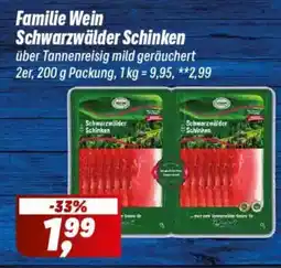 Simmel Familie Wein Schwarzwälder Schinken Angebot