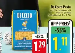 Edeka De Cecco Pasta Angebot