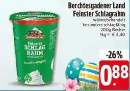 Edeka Berchtesgadener Land Feinster Schlagrahm Angebot