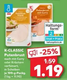 Kaufland K-CLASSIC Putenbrust Angebot