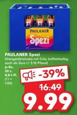 Kaufland Paulaner Spezi Angebot