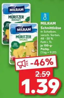 Kaufland MILRAM Schnittkäse Angebot
