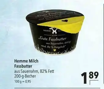 CITTI Markt Hemme Milch Fassbutter Angebot