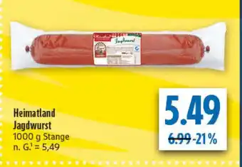 diska Heimatland Jagdwurst Angebot