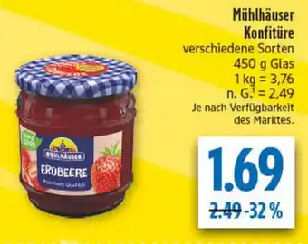 diska Mühlhäuser Konfitüre Angebot