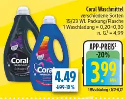 diska Coral Waschmittel Angebot