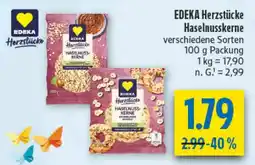 diska EDEKA Herzstücke Haselnusskerne Angebot