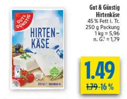 diska Gut & Günstig Hirtenkäse Angebot