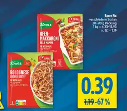 diska Knorr Fix Angebot