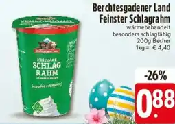 E-Center Berchtesgadener Land Feinster Schlagrahm Angebot