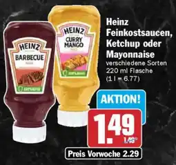 AEZ Heinz Feinkostsaucen, Ketchup oder Mayonnaise Angebot