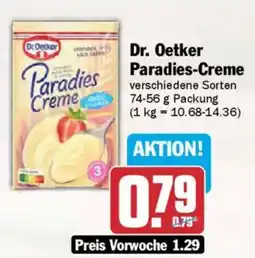 AEZ Dr. Oetker Paradies-Creme Angebot