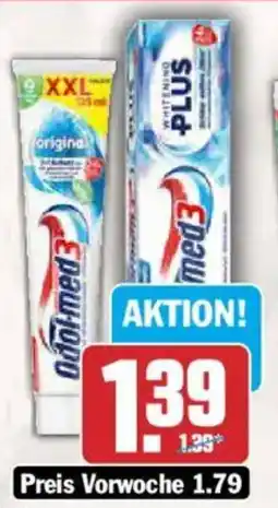 AEZ Odol med 3 Zahncreme oder med 3 Zahncreme Plus Angebot