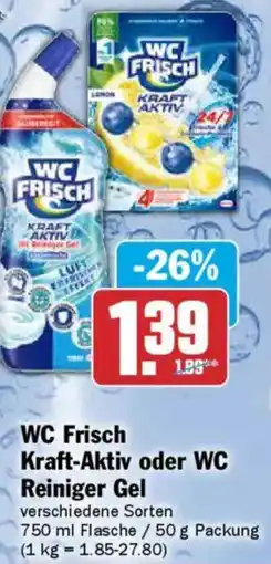 AEZ WC Frisch Kraft-Aktiv oder WC Reiniger Gel Angebot
