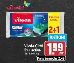 AEZ Vileda Glitzi Pur active 3er Packung Angebot