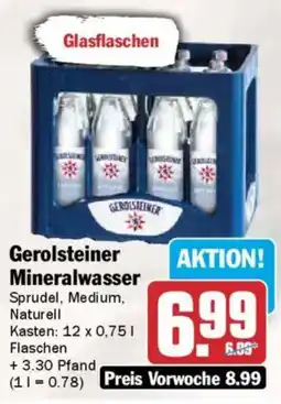 AEZ Gerolsteiner Mineralwasser Angebot