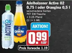 AEZ Adelholzener Active 02 oder Orangina Angebot