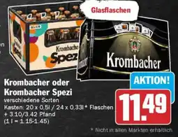 AEZ Krombacher oder Krombacher Spezi Angebot