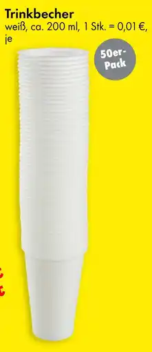 TEDi Trinkbecher Angebot