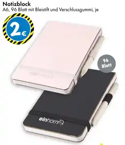 TEDi einhorn Notizblock A6 Angebot