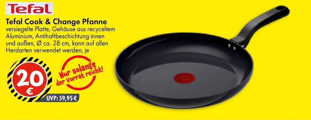 Tefal Tefal Cook & Change Pfanne Angebot bei TEDi
