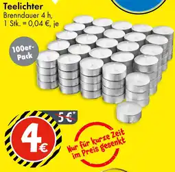 TEDi Teelichter Angebot