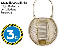 TEDi Metall-Windlicht Angebot