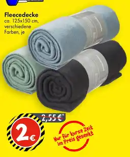 TEDi Fleecedecke ca. 125x150 cm Angebot