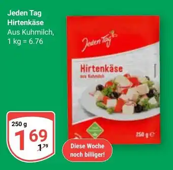 Globus Jeden Tag Hirtenkäse Angebot