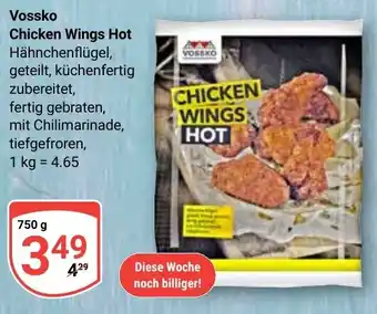 Globus Vossko Chicken Wings Hot Angebot