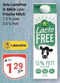 Globus Arla Lactofree H-Milch oder Frische Milch Angebot