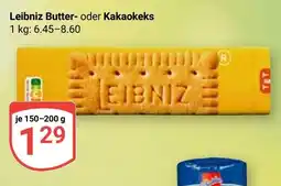 Globus Leibniz Butter- oder Kakaokeks Angebot