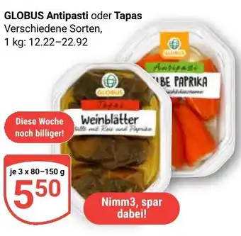 Globus GLOBUS Antipasti oder Tapas Angebot
