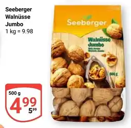 Globus Seeberger Walnüsse Jumbo Angebot
