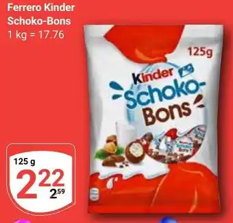 Globus Ferrero Kinder Schoko-Bons Angebot