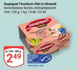 Globus Saupiquet Thunfisch-Filet in Olivenöl Angebot