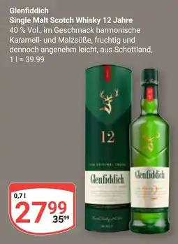 Globus Glenfiddich Single Malt Scotch Whisky 12 Jahre Angebot