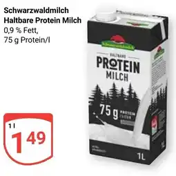 Globus Schwarzwaldmilch Haltbare Protein Milch Angebot